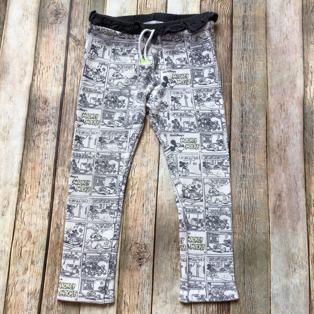 Zara Disney Comic Strip Mickey Pants